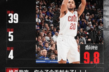 九游体育直播-泰森39分生涯新高，哈登31+10，今日最佳你选谁？